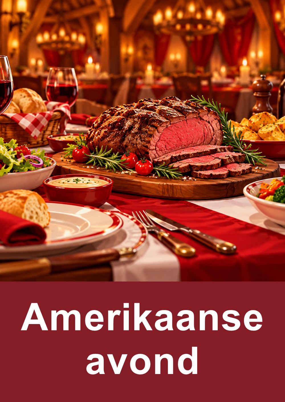Amerikaanse avond - Vermaak en Party restaurant de Speulderai