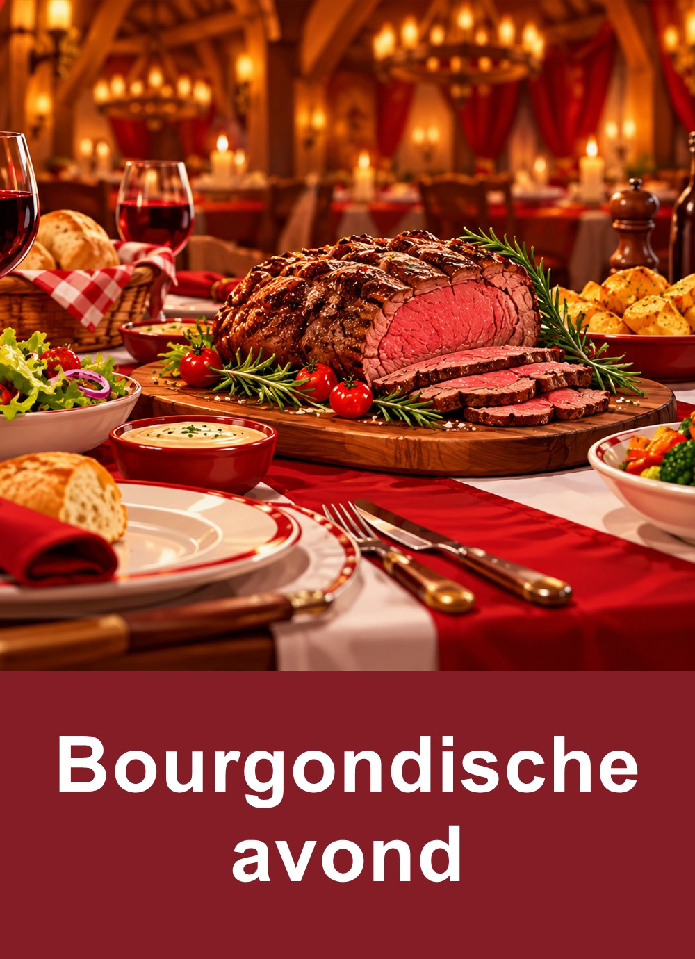 Bourgondische avond - Vermaak en Party restaurant de Speulderai