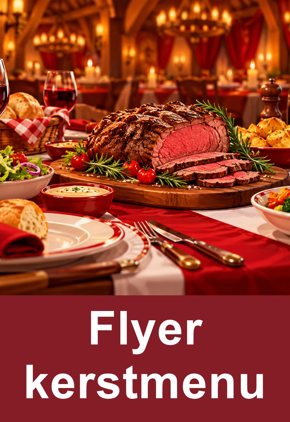 Flyer kerstmenu