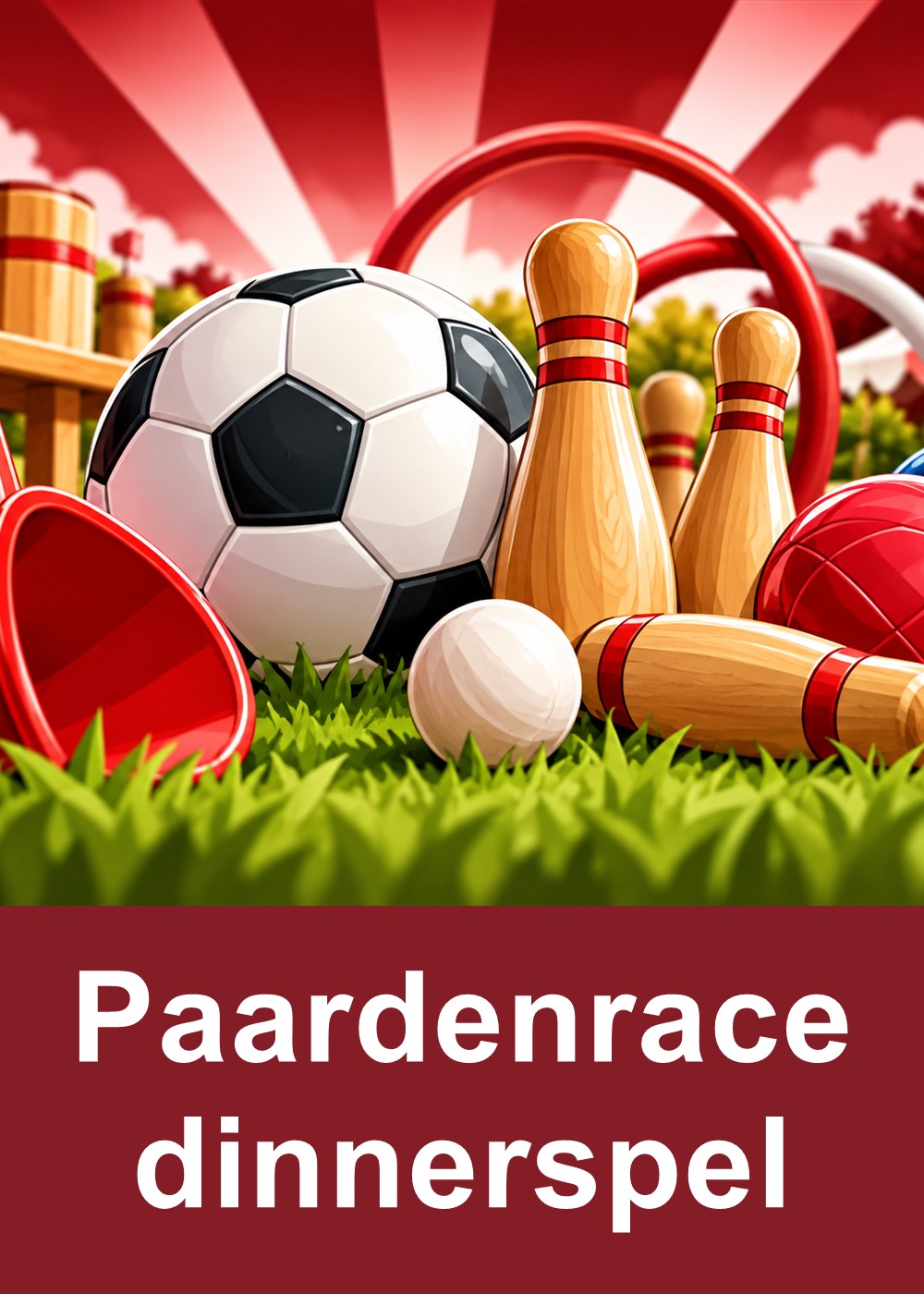 Paardenrace dinnerspel - Vermaak en Party restaurant de Speulderai