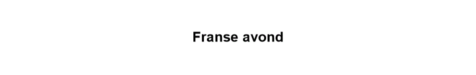 Franse avond